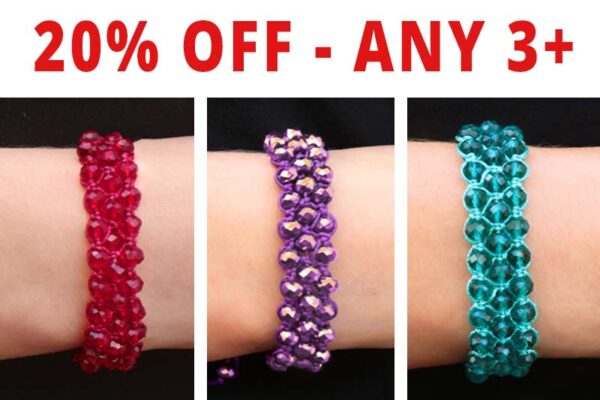 Any 3 or More Honeycomb Bracelets Kits