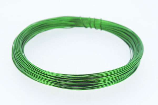 dark green bright copper wire