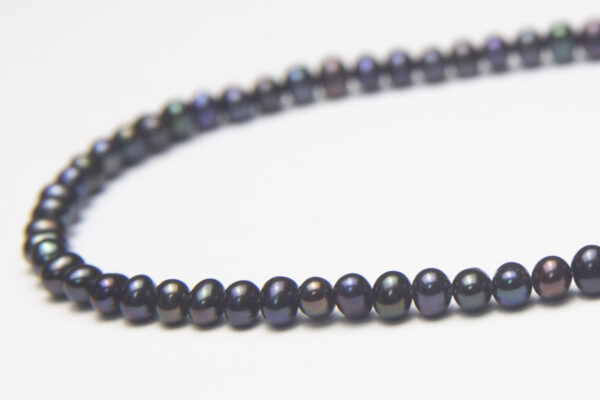 3.5-4mm Black Peacock Nugget Freshwater Pearls