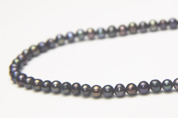 3-3.5mm Black Peacock Potato Freshwater Pearls