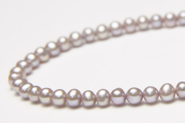 3.5-4mm Natural Lilac Potato Freshwater Pearls