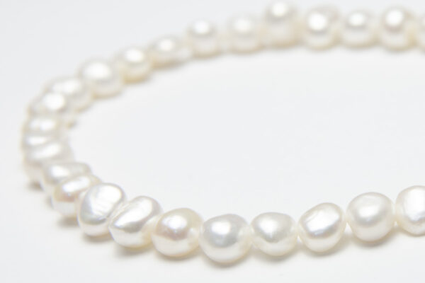 6.5-7mm White Nugget Freshwater Pearls