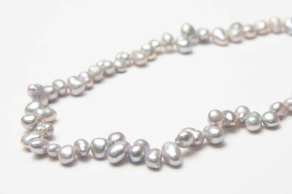 4-6mm Grey Keshi Rice Freshwater Pearls