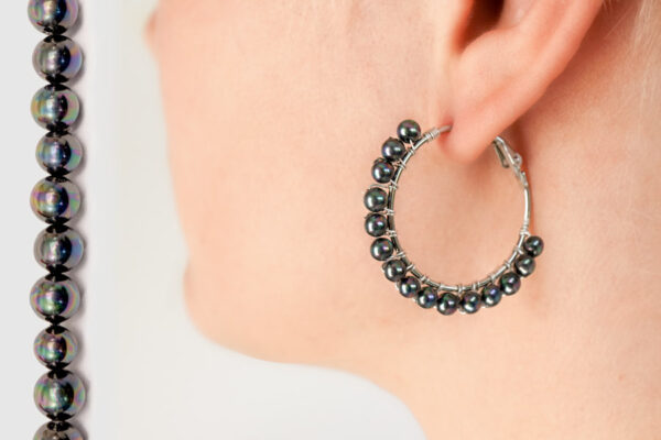 Radiance Mother of Pearl Hoop Earring Kit