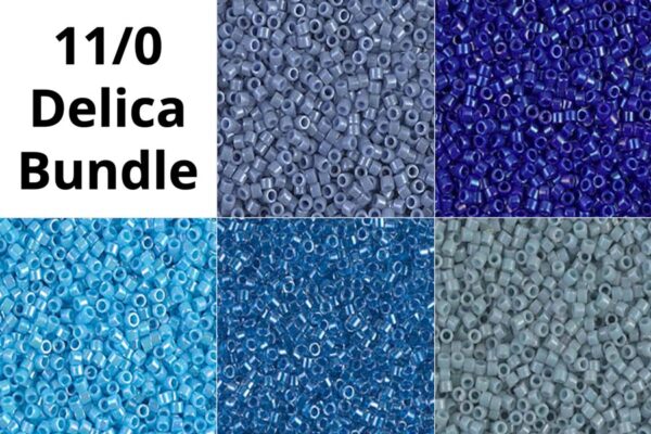 Monday Morning Blues 11/0 Delica Bead Palette