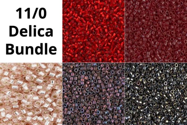 Bordeaux 11/0 Delica Bead Palette