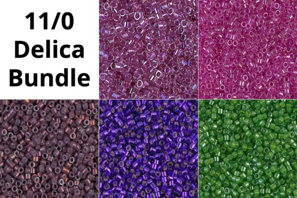 Fuschia garden 11/0 Delica Bead Palette