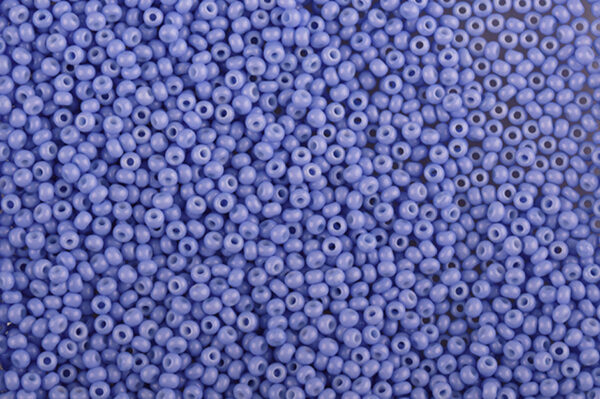 Opaque Perwinkle Chalk  Preciosa Seed Beads