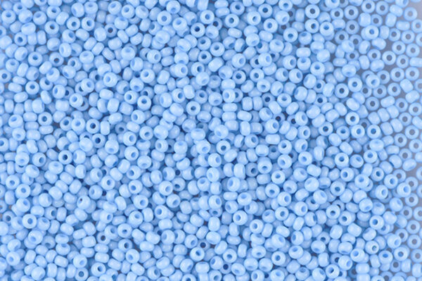 Opaque Powder Blue Chalk  Preciosa Seed Beads