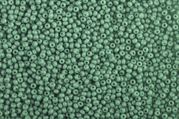 Opaque Cactus Chalk Preciosa Seed Beads