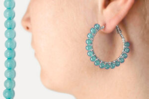 gemstone earring