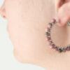 rhondonite earring hoop style