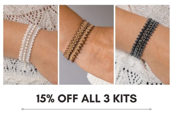 15% OFF - All 3 Chantilly Bracelet Kits
