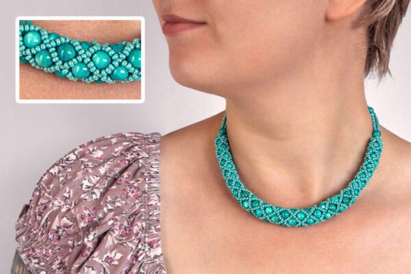 Caribbean Queen Calypso Beaded Shell Necklace Kit