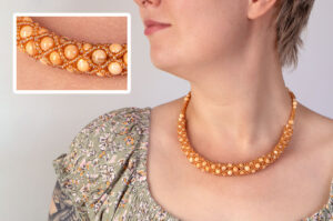 Spiced Rum Calypso Beaded Shell Necklace Kit