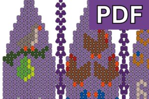 Twelve Days of Christmas Bauble Beading Pattern Download