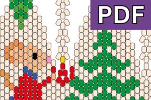 Night Before Squeak-mas Bauble Beading Pattern Download