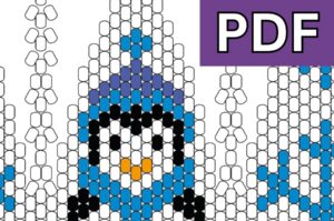Cosy Penguins Bauble Beading Pattern Download