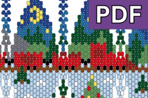 Polar Express Bauble Beading Pattern Download