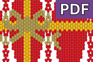 Wrapped Present Bauble Beading Pattern Download