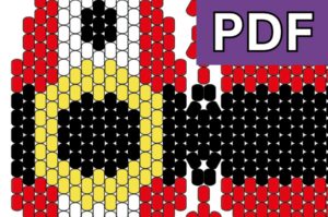 Santa's Belly Bauble Beading Pattern Download