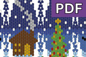 Silent Night Bauble Beading Pattern Download