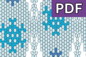 Simple Snowflakes Bauble Beading Pattern Download