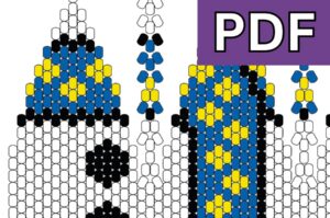 Frosty's Scarf Bauble Beading Pattern Download