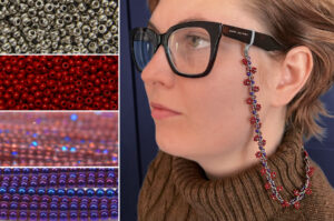 Mulberry Red Eden Glasses Chain Kit