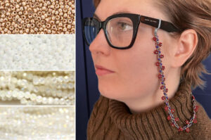 Gilded Ivory Eden Glasses Chain Kit