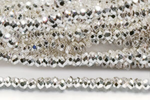 Metallic Bright Silver Size 11/0 Micro Crystals