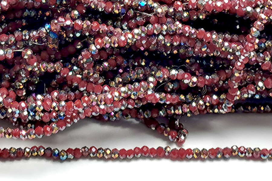 Sunset Luster Opaque Garnet Size 11/0 Micro Crystals