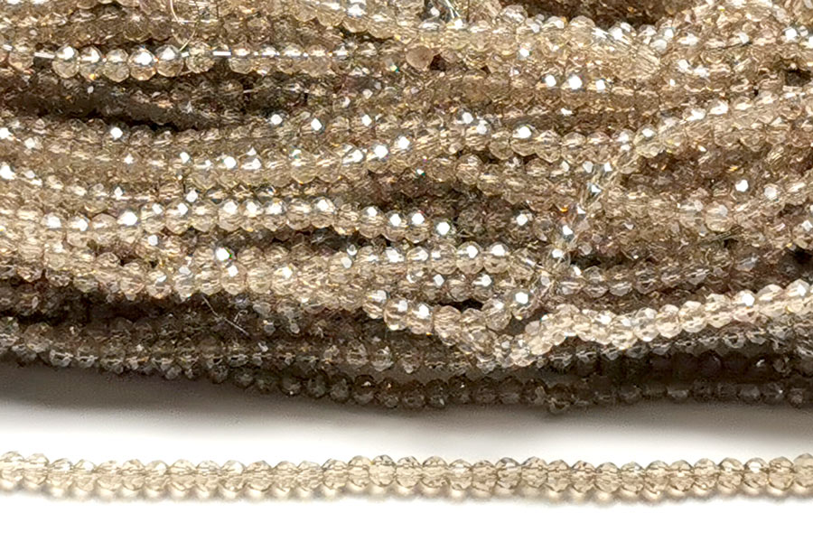 Luster Transparent Nutmeg Size 11/0 Micro Crystals