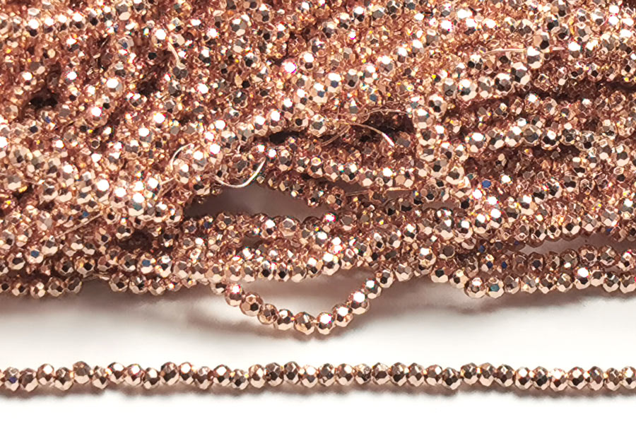Metallic Rose Gold Size 11/0 Micro Crystals
