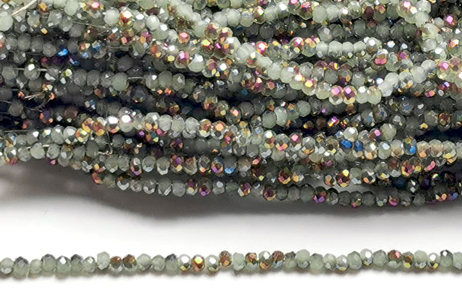 Sunset Luster Opaque Sage Size 11/0 Micro Crystals