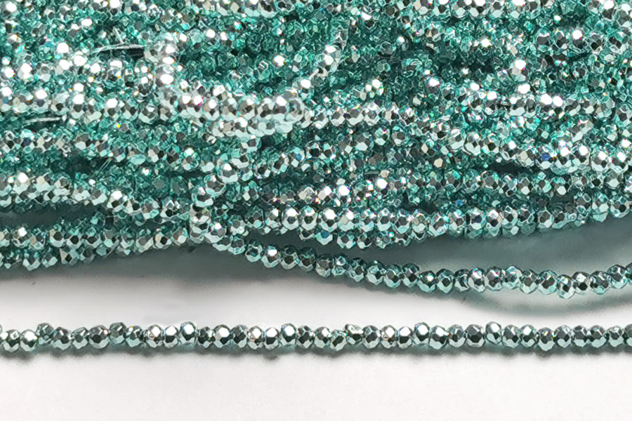 Metallic Turquoise Size 11/0 Micro Crystals