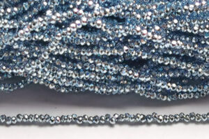 Metallic Pale Silver Moon Size 11/0 Micro Crystals