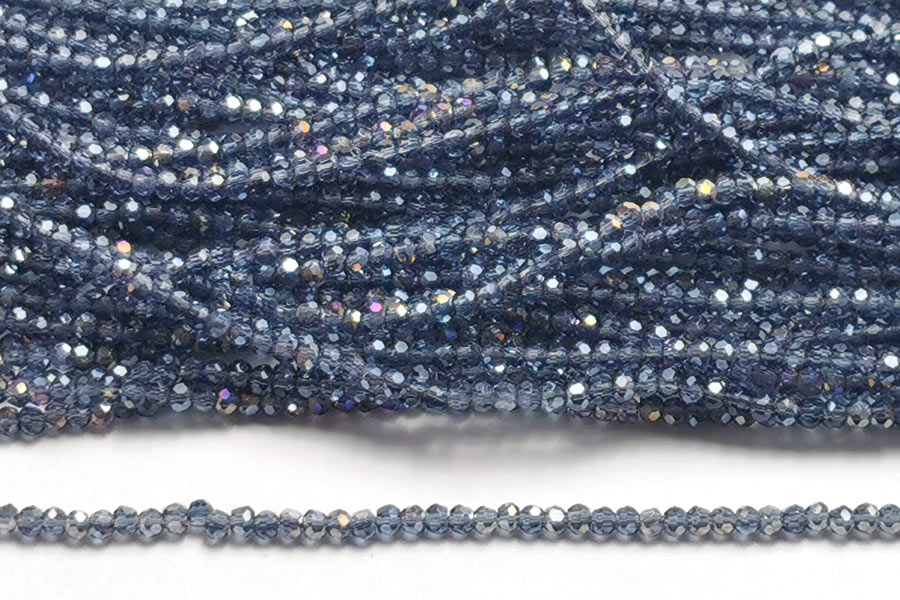 Ultra Luster Steel Blue Size 11/0 Micro Crystals