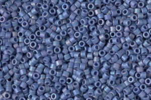 Matte Opaque Glazed Bayberry AB Delica Beads