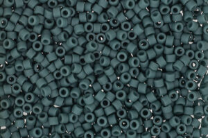 Matte Opaque Eucalyptus Delica Beads