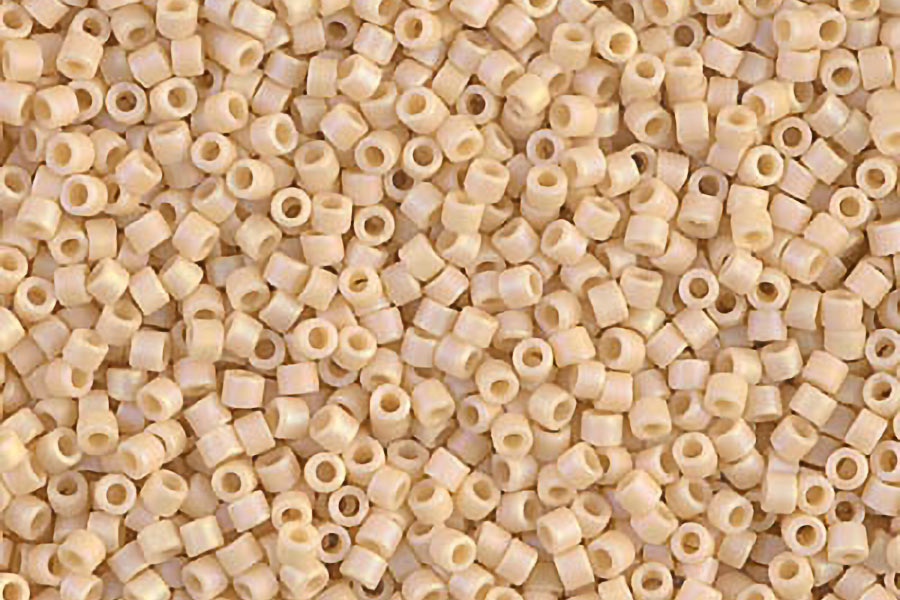 Matte Opaque Pear AB Delica Beads