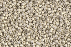 Matte Galvanized Silver Delica Beads