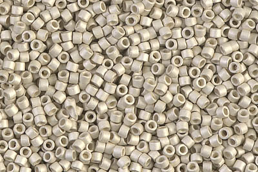 Matte Galvanized Silver Delica Beads