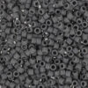 Matte Opaque Charcoal Delica Beads