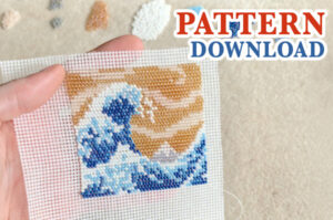 Great Wave Off Kanagawa Arazzo Pattern Download