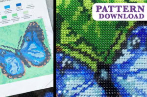 Arazzo Butterfly Series 2: Blue Morpho Pattern Download