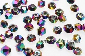CBI433 Green Iris Bi-cone  x 50