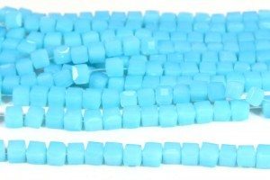 Baby Blue Crystal Cube