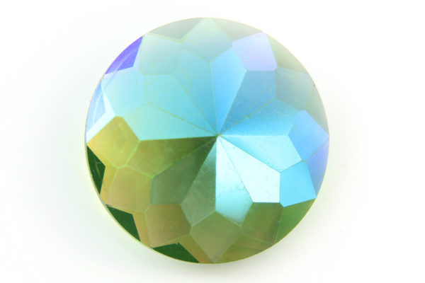 30mm Emerald AB Aurora Crystal Rivoli