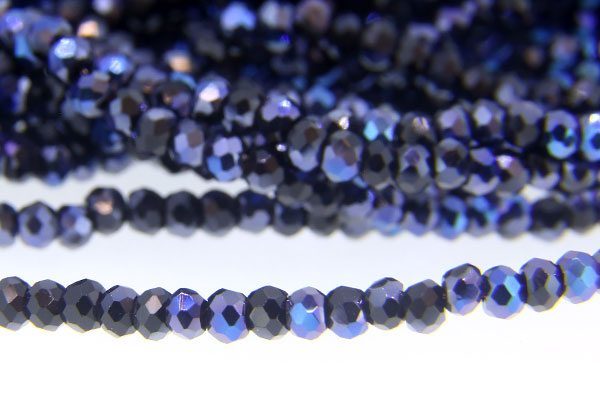 Blue Midnight Crystal Donut